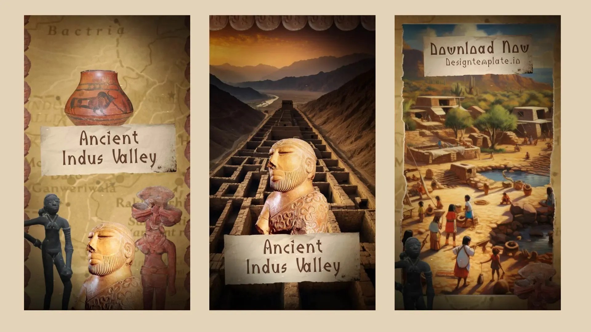Ancient Indus Valley Instagram Story After Effects Templates